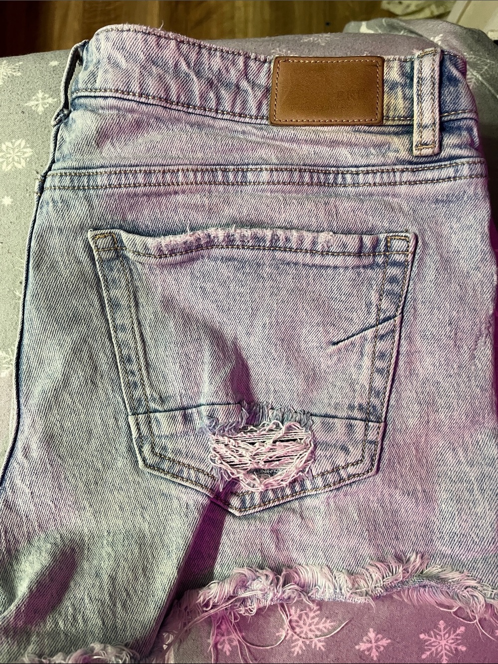 BKE Light Wash High-Rise Distressed Jeans